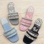 Block strap sandals