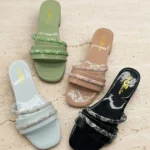 Simple print sandals