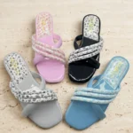 Cross strap sandals